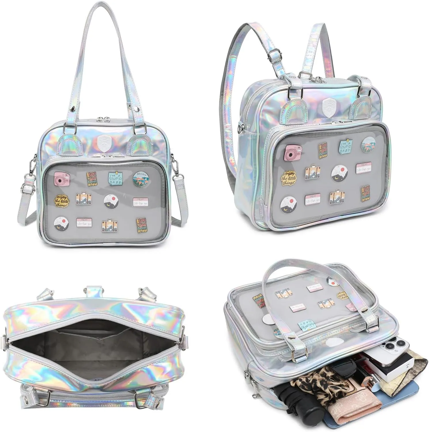 Ita Bag Multi-Purpose Backpack Crossbody Bag Messenger Shoulder Bags for Anime Display