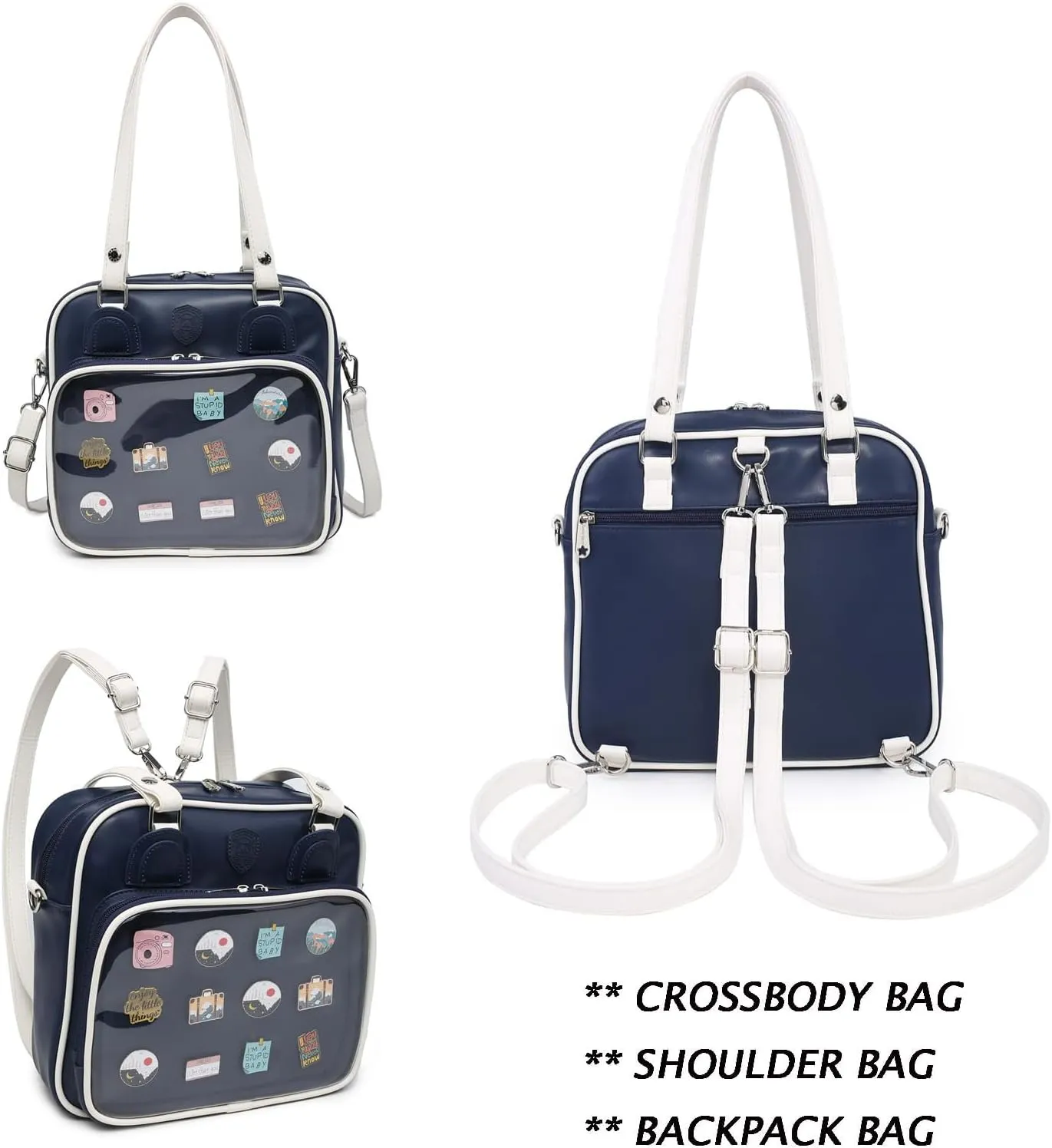 Ita Bag Multi-Purpose Backpack Crossbody Bag Messenger Shoulder Bags for Anime Display