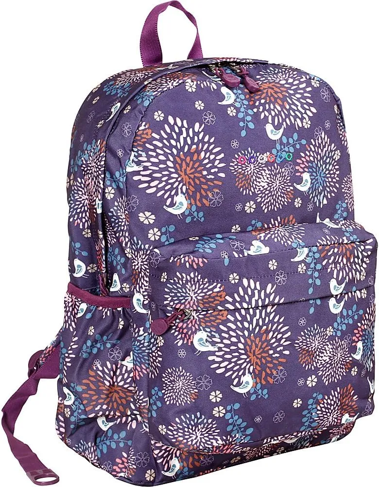 J World New York Unisex Kid's Oz School Backpack for Girls Boys. Cute Bookbag, Baby Birdy, One Size