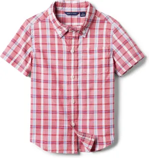 Janie and Jack Boy's Madras Top (Toddler/Little Kids/Big Kids)