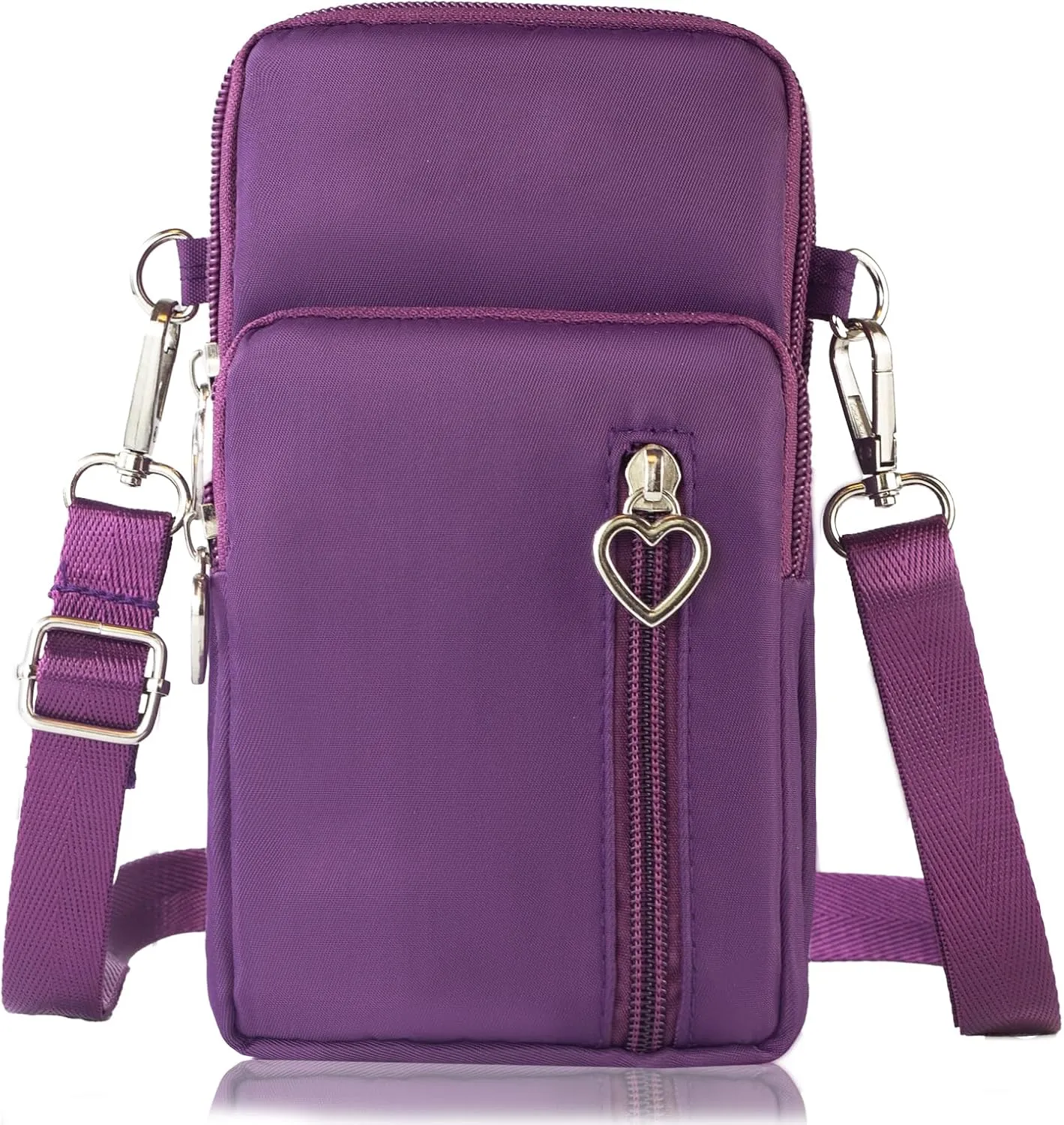 JANKS Small Crossbody Bag for Women - Mini Phone Purses with Crossbody Strap and Wallet - Nylon Arm Bag
