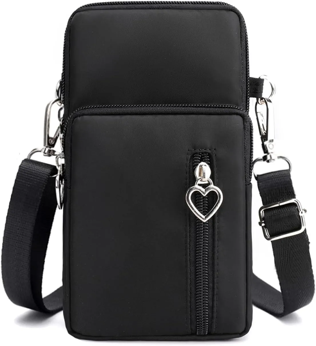 JANKS Small Crossbody Bag for Women - Mini Phone Purses with Crossbody Strap and Wallet - Nylon Arm Bag