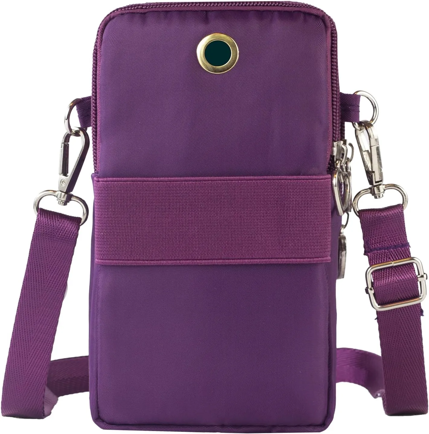 JANKS Small Crossbody Bag for Women - Mini Phone Purses with Crossbody Strap and Wallet - Nylon Arm Bag