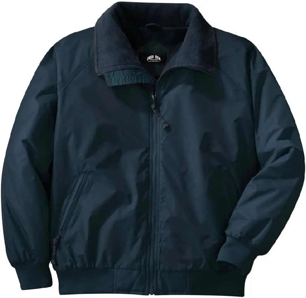 Joe's USA Men's Heavyweight Fleece Lined Water-Resistant Jackets in 14 Colors