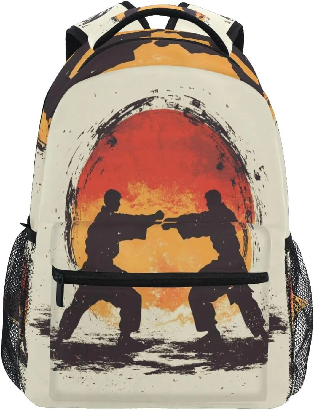 Karate Master Boys Girls Kids School Backpacks Bookbag, School Bag Travel Backpack Daypack