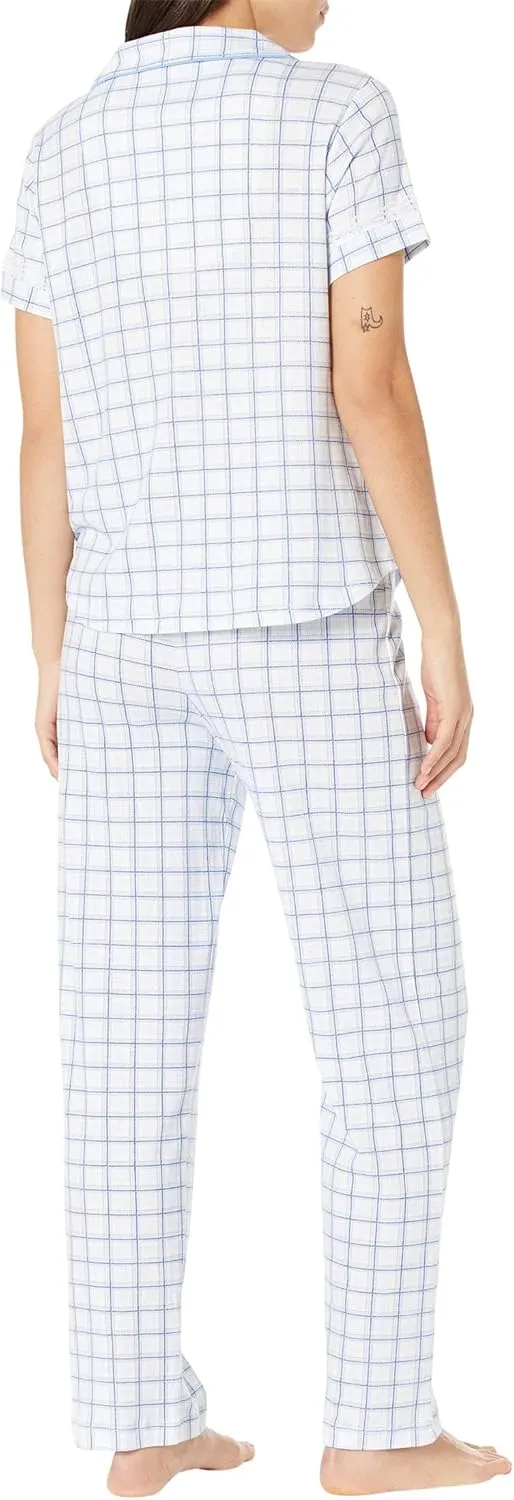 Karen Neuburger Spring Dreamer Girlfriend Short Sleeve Long PJ Set