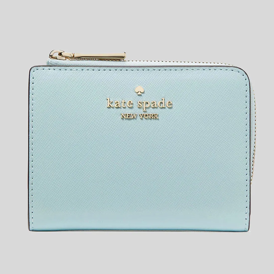 KATE SPADE Madison Small L Zip Wallet Blue Glow RS-KH615
