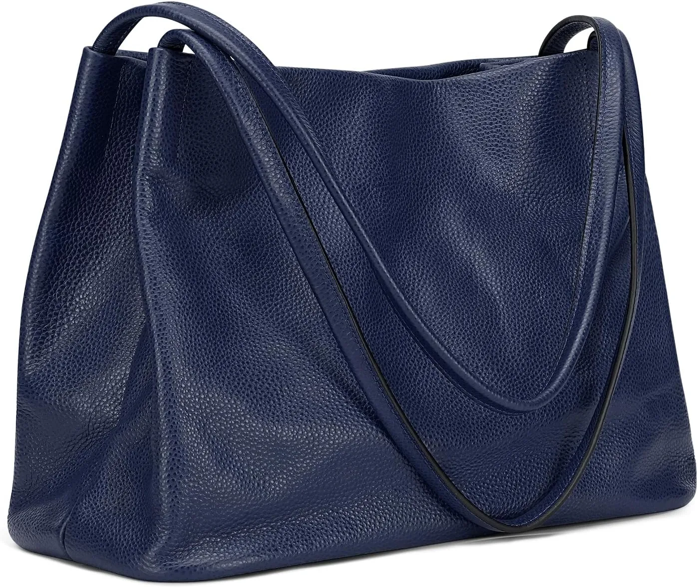 Kattee Leather Tote Bags for Women, Casual Shoulder Hobo Purses and Handbags, Top Magnetic Snap Closure