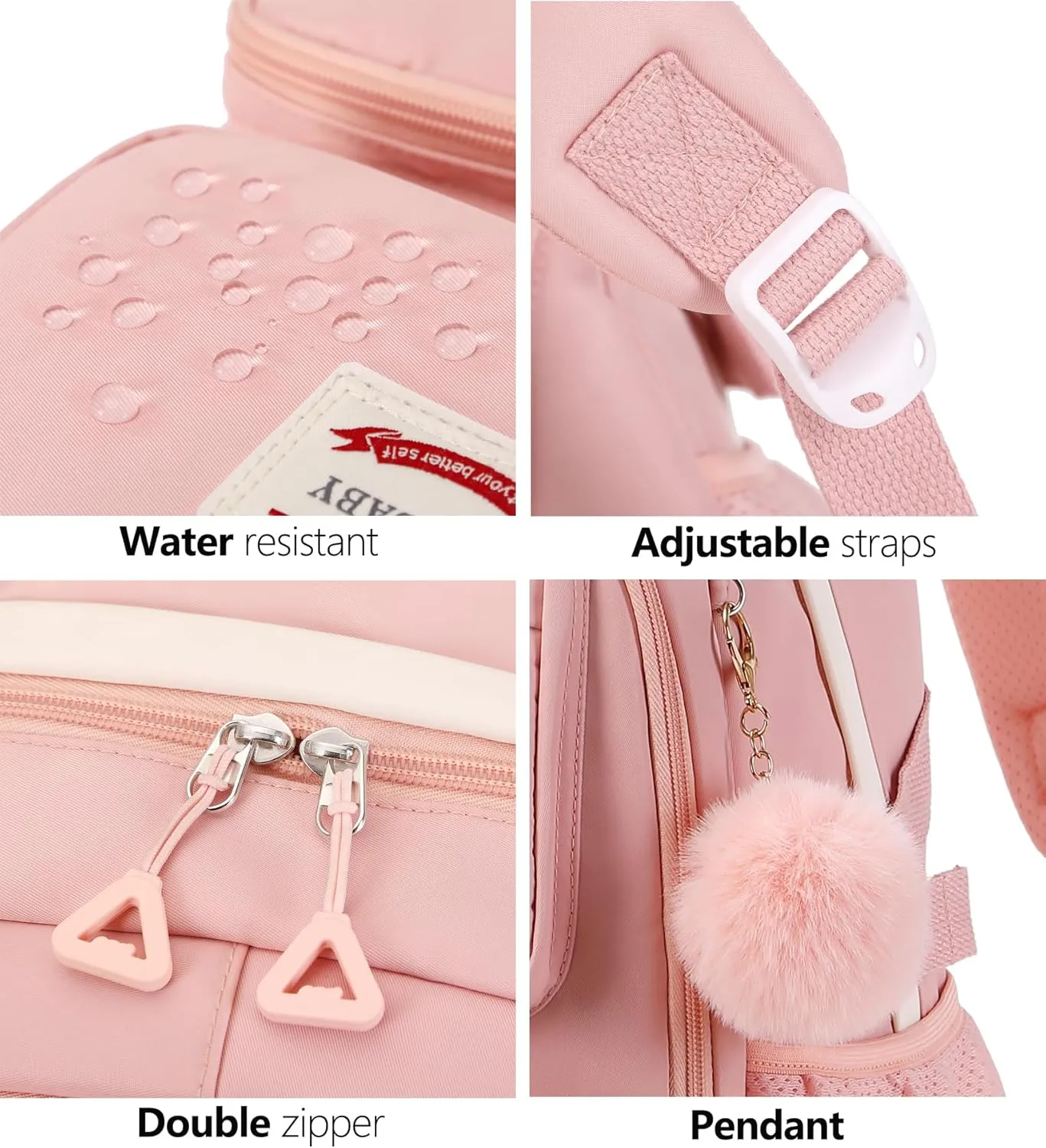 Kawaii Girls Backpack for Kids Teens Cute Laptop Bookbag for College Middle High Elementary School Student, Blue