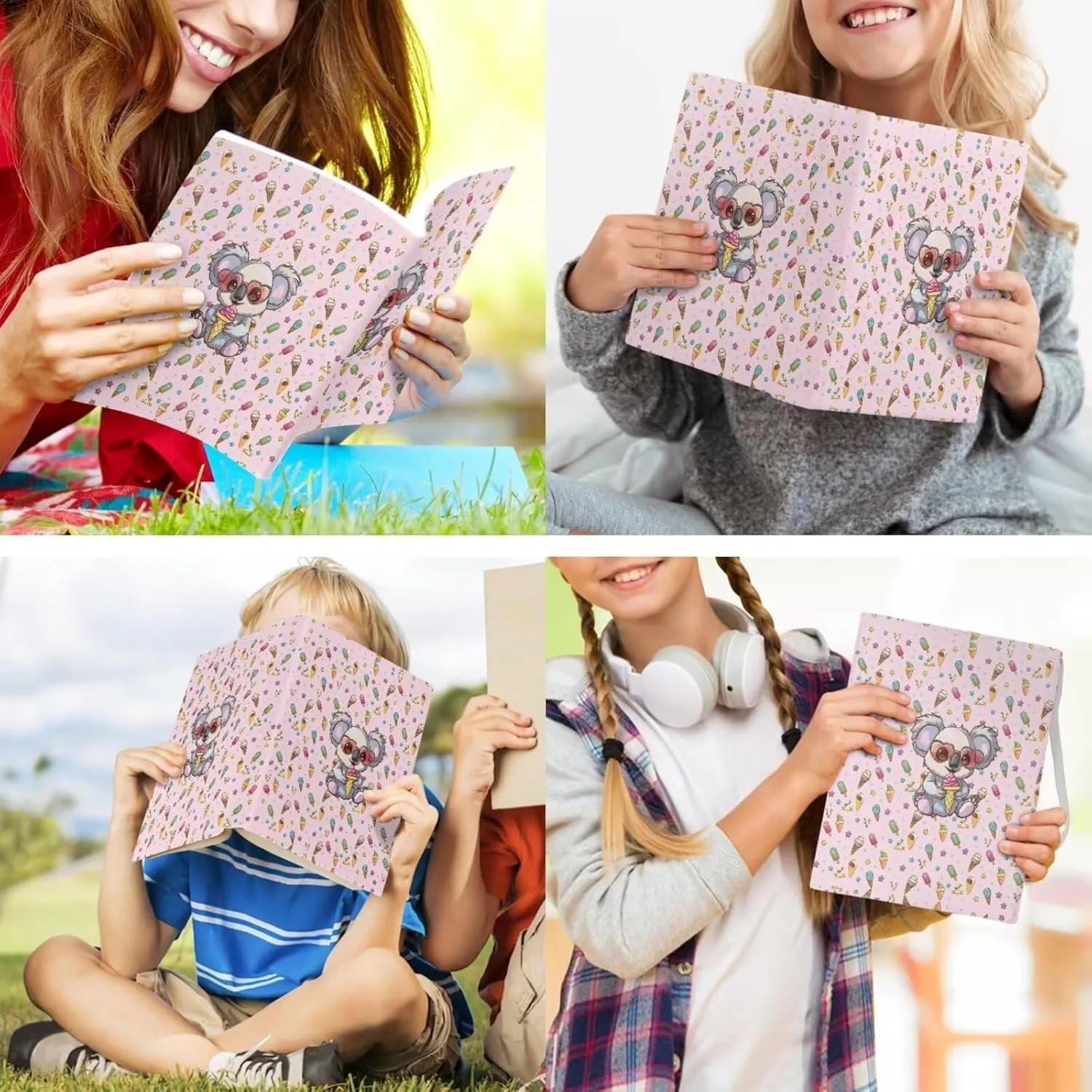 Kawaii Koala Teen Backpacks for Girl Middle School Fashion Shoulder Bag for School Teens Leakproof Freezable Lunch Bag with Strap for School Students