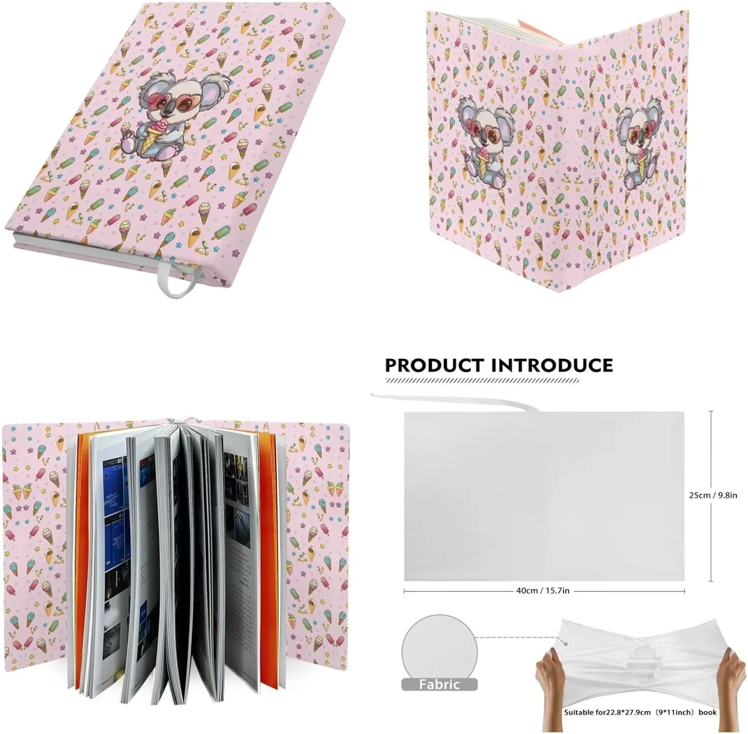Kawaii Koala Teen Backpacks for Girl Middle School Fashion Shoulder Bag for School Teens Leakproof Freezable Lunch Bag with Strap for School Students