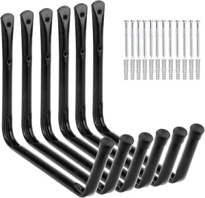 Kayak Storage Utility Rack, Heavy Duty Garage Hangers, Wall Mount or Dock Hanging Hooks for Canoe,Paddle Board,Surfboard,Snow Board,Ladder