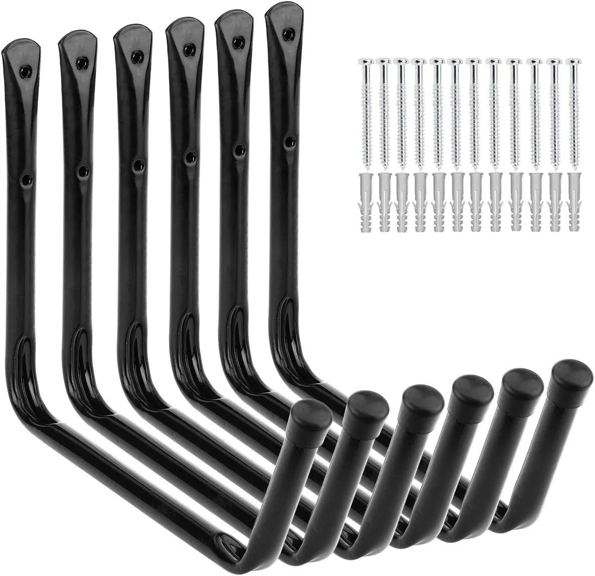 Kayak Storage Utility Rack, Heavy Duty Garage Hangers, Wall Mount or Dock Hanging Hooks for Canoe,Paddle Board,Surfboard,Snow Board,Ladder