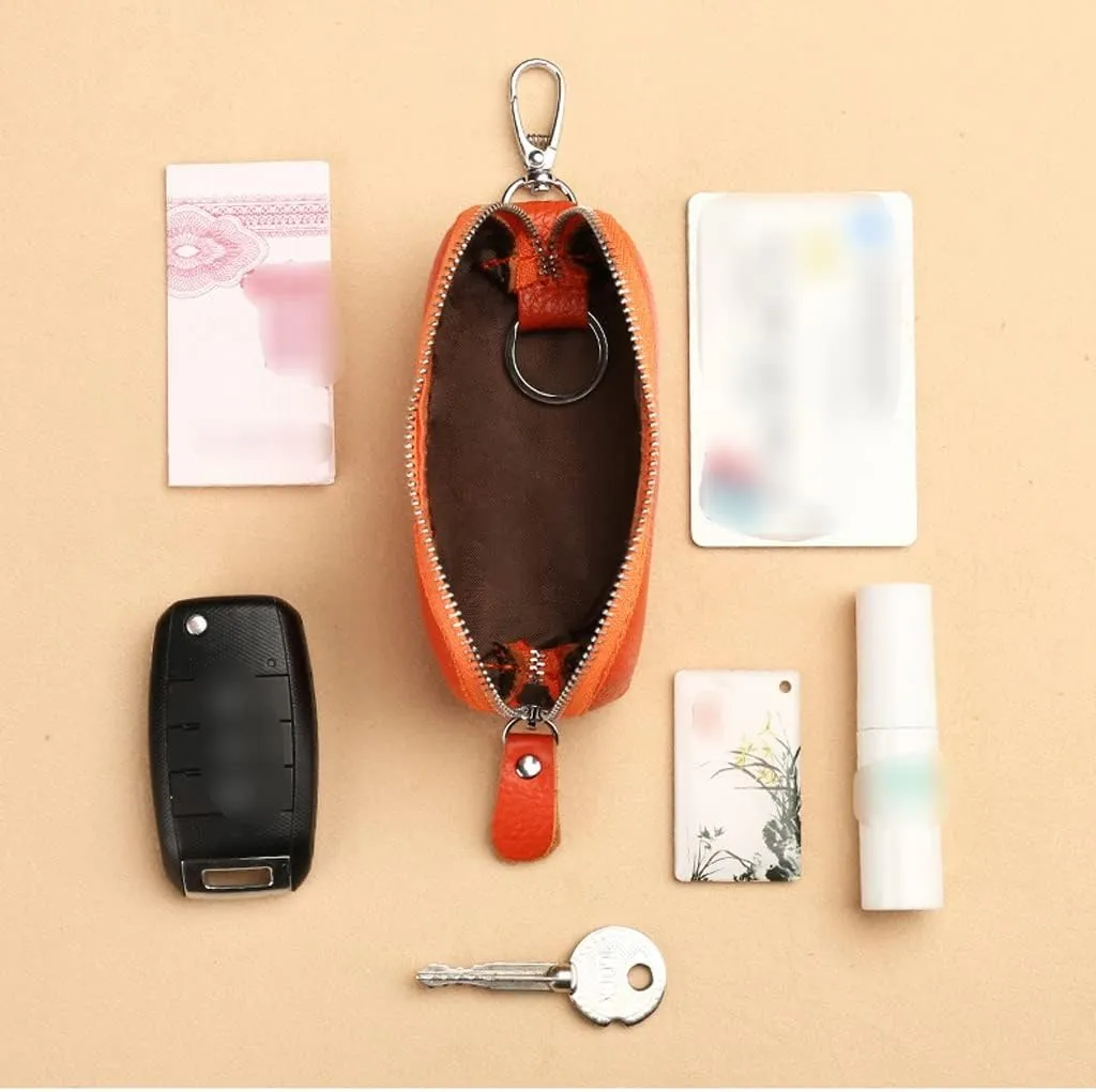 Keychain for Women Leather Key Coin Pouch Women's Purses