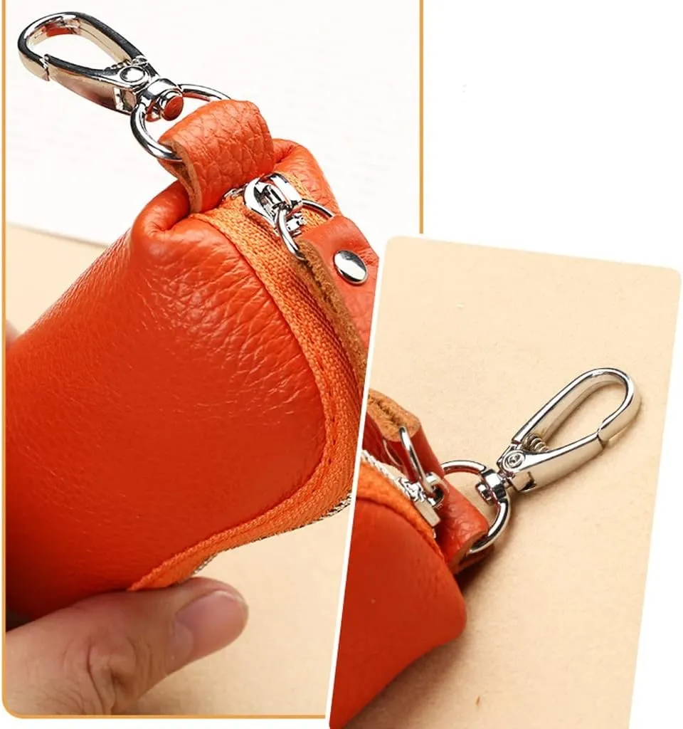 Keychain for Women Leather Key Coin Pouch Women's Purses