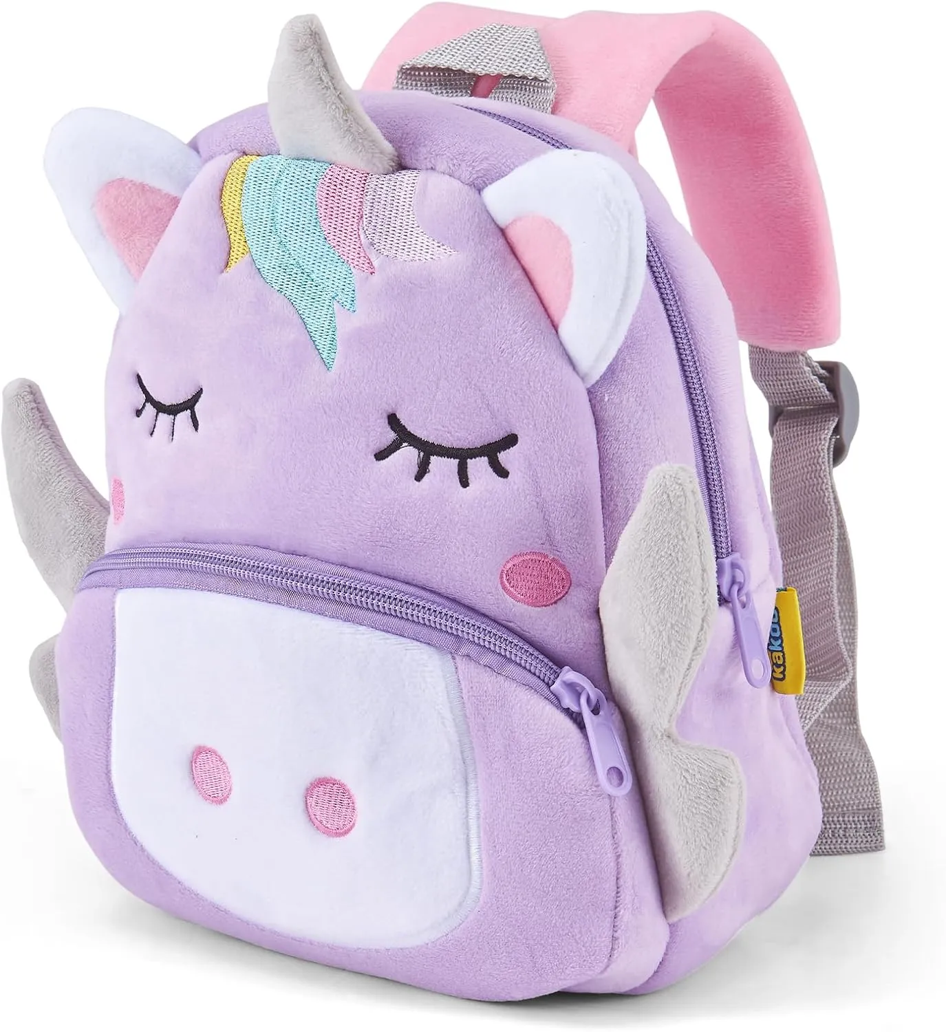 Kids Backpack for Boys Girls, Cute Toddler Backpack Preschool Kindergarten Child Bookbag, Mini Travel Bag for Ages 2-6 Year Old Birthday Gift