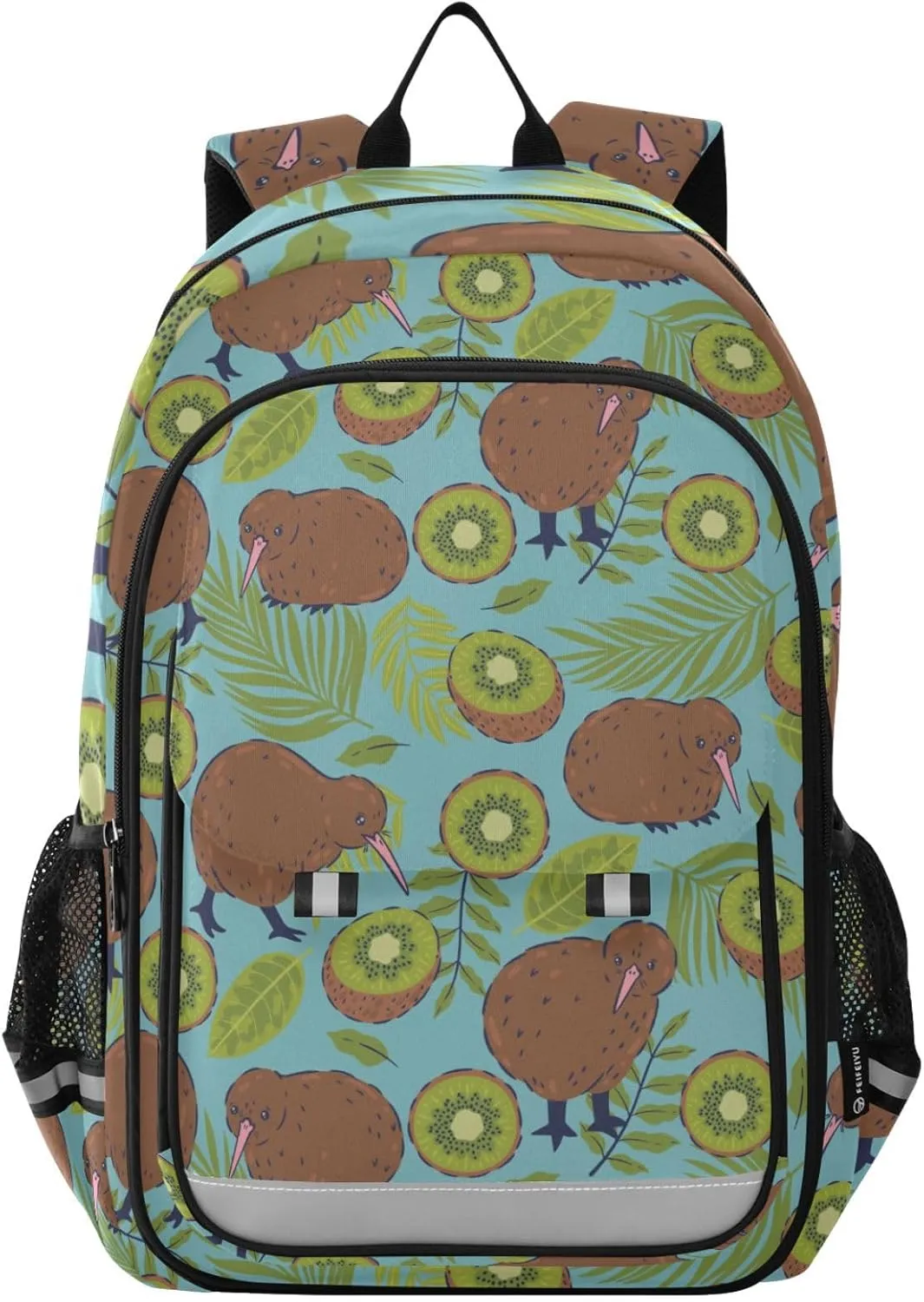 Kiwi Birds School Backpack Laptop Travel Daypack for Kids Girls Boys, Computer Notebooks Bookbag with Adjustable Padded Straps