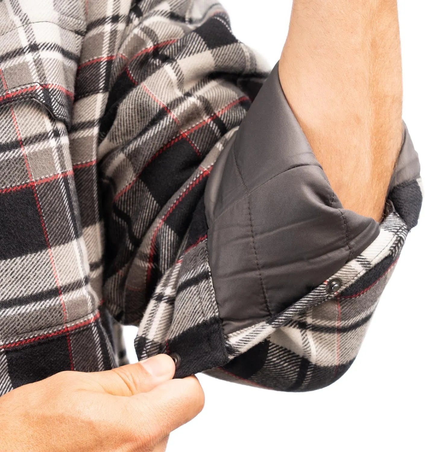 KLIM Men's Targhee Fleece Lined Flannel Hoodie