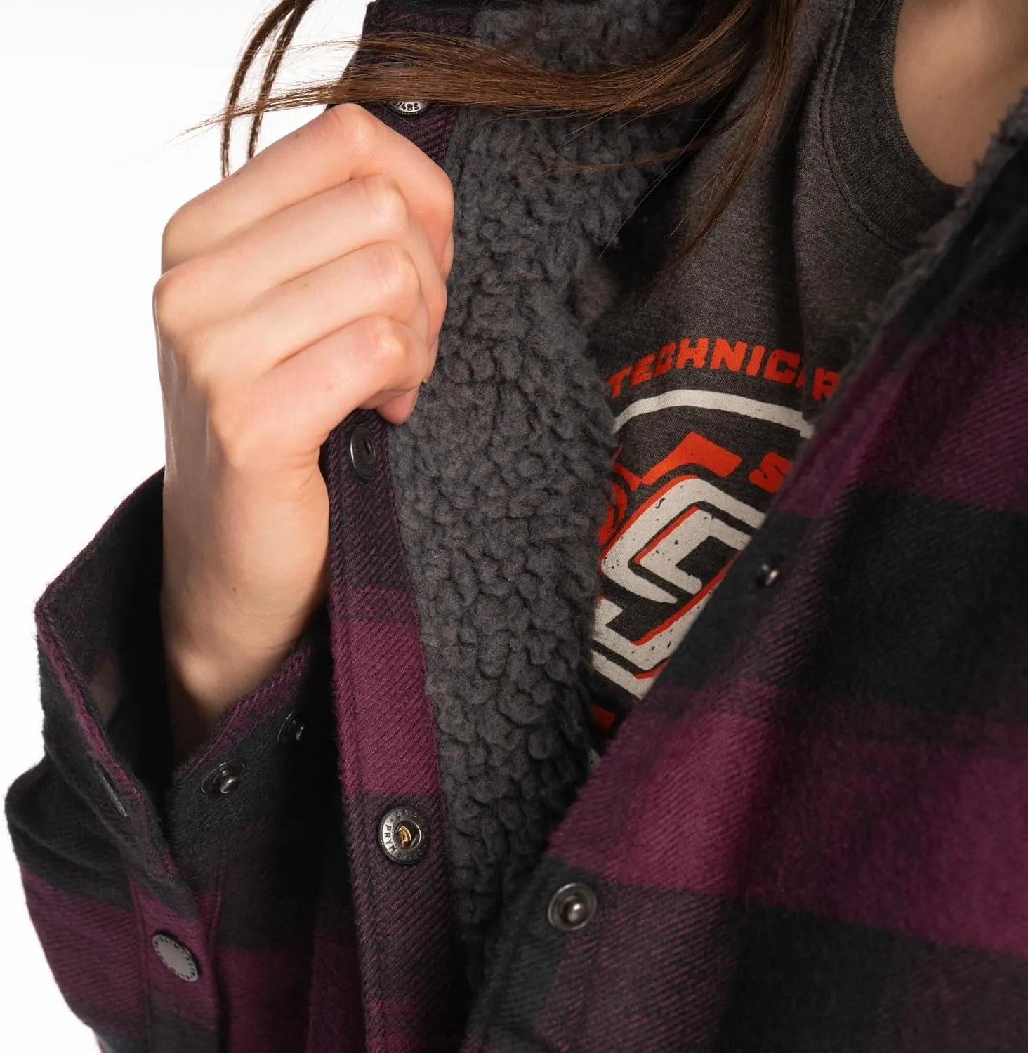 KLIM Women's Big Sky Fleece Lined Flannel Hoodie