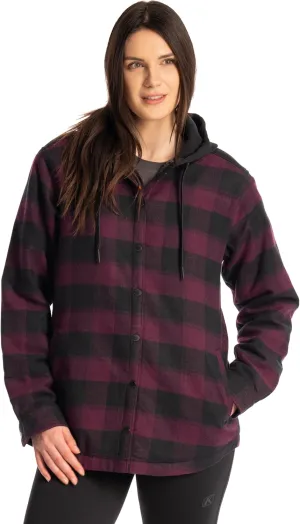 KLIM Women's Big Sky Fleece Lined Flannel Hoodie