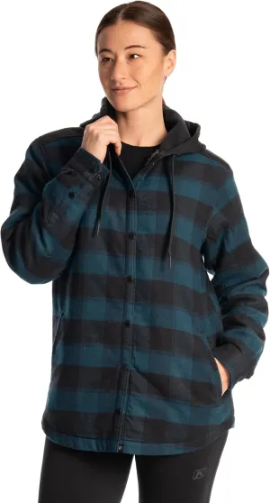 KLIM Women's Big Sky Fleece Lined Flannel Hoodie