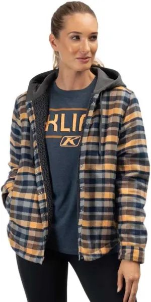 KLIM Women's Big Sky Fleece Lined Flannel Hoodie