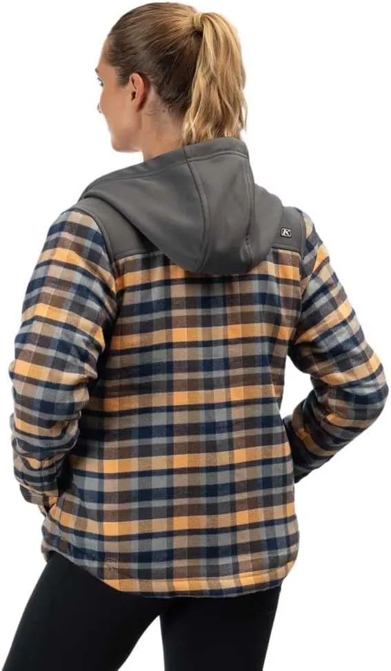 KLIM Women's Big Sky Fleece Lined Flannel Hoodie