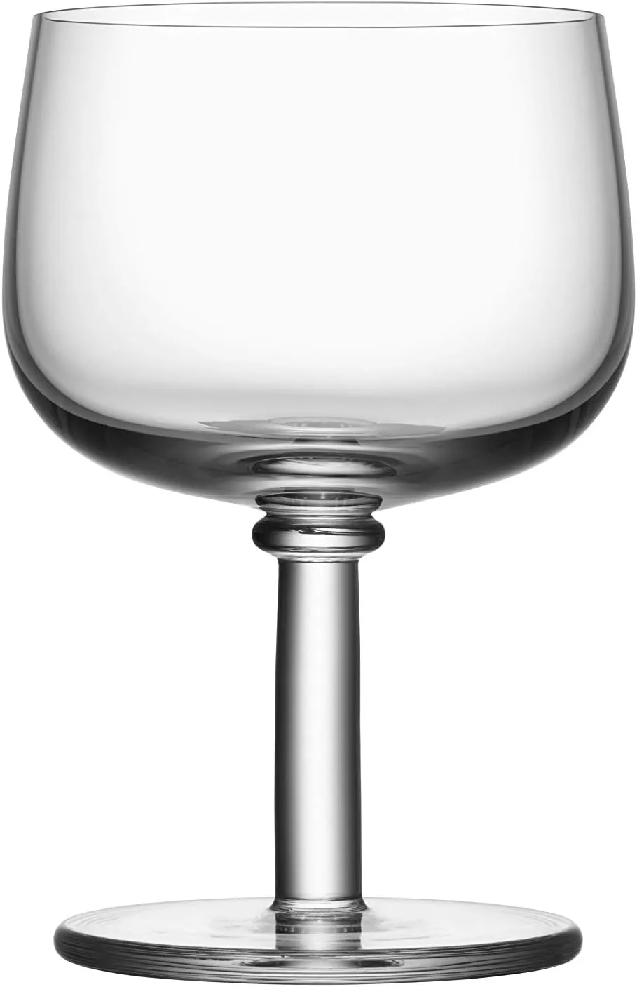 Kosta Boda Viva 12 oz. All Purpose Stemware Glass, Set of 2, White