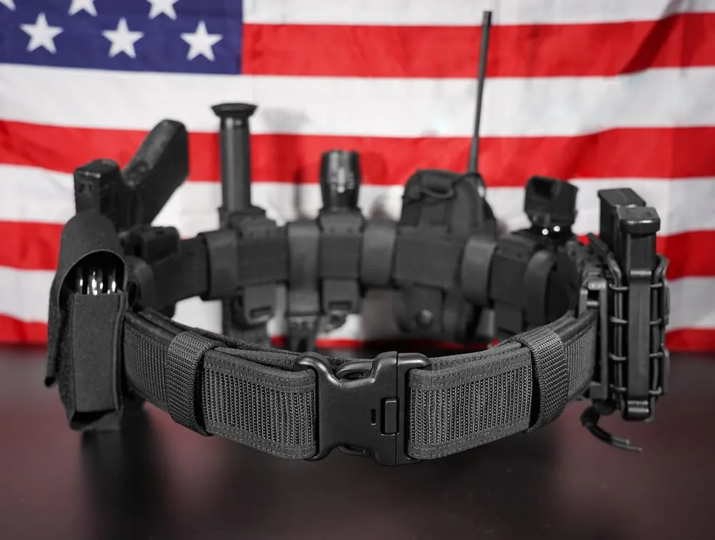 KRYDEX Duty Belts Law Enforcement 2 Inch Police Belt Nylon Duty Belt with Belt Keepers
