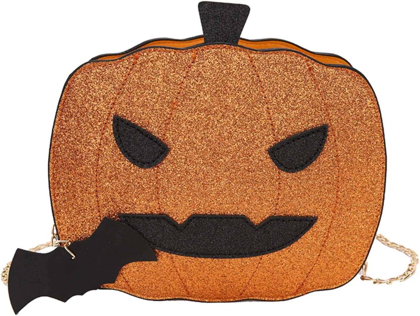 KUANG! Women Pumpkin Shoulder Bag Novelty Devil Crossbody Purse Fashion Halloween Trick or Treat Purses and Handbags