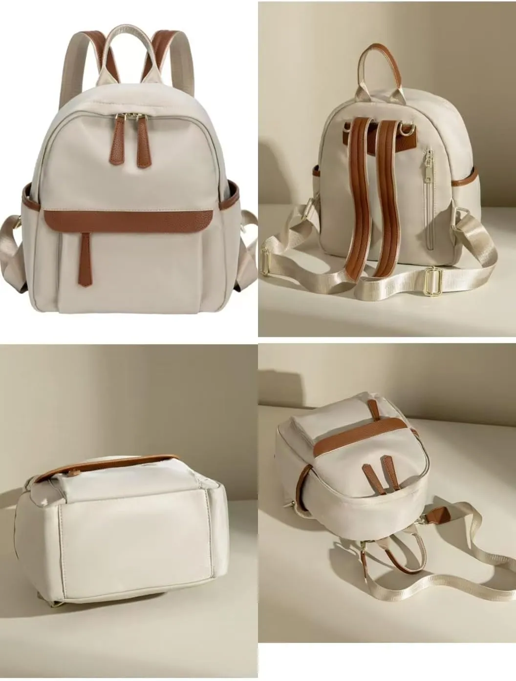Ladies Essential Mini Shoulder Bag Fashion Casual Small Backpack Travel Shoulder Bag Handbag Purse Mini Travel Backpack Travel Accessories