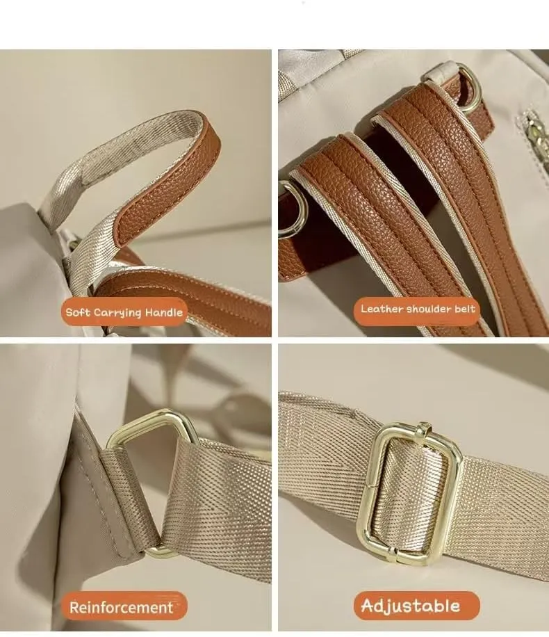 Ladies Essential Mini Shoulder Bag Fashion Casual Small Backpack Travel Shoulder Bag Handbag Purse Mini Travel Backpack Travel Accessories