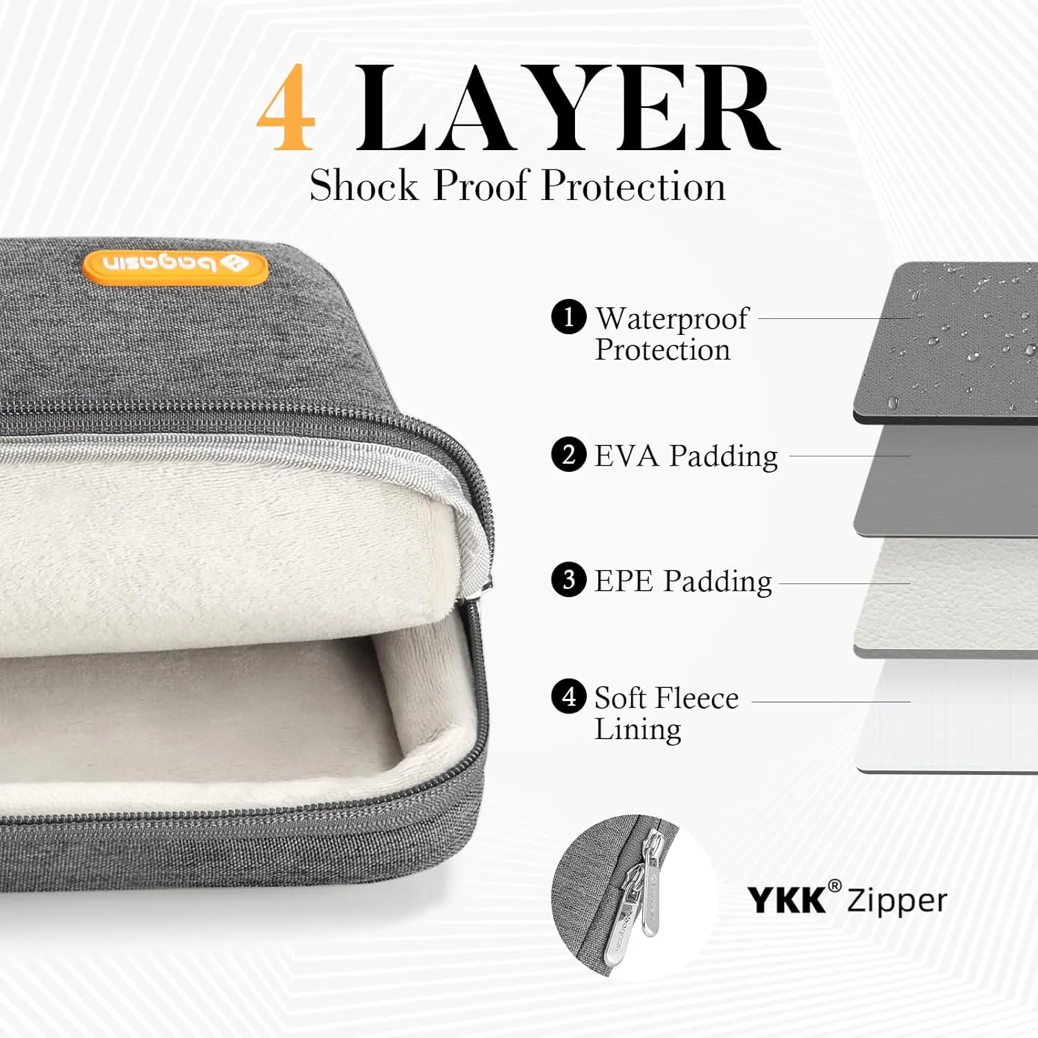 Laptop Sleeve Case Bag Compatible with MacBook Air Pro, 13-13.3 inch Notebook, Compatible with MacBook Pro 14 inch M4 M3 M2 M1