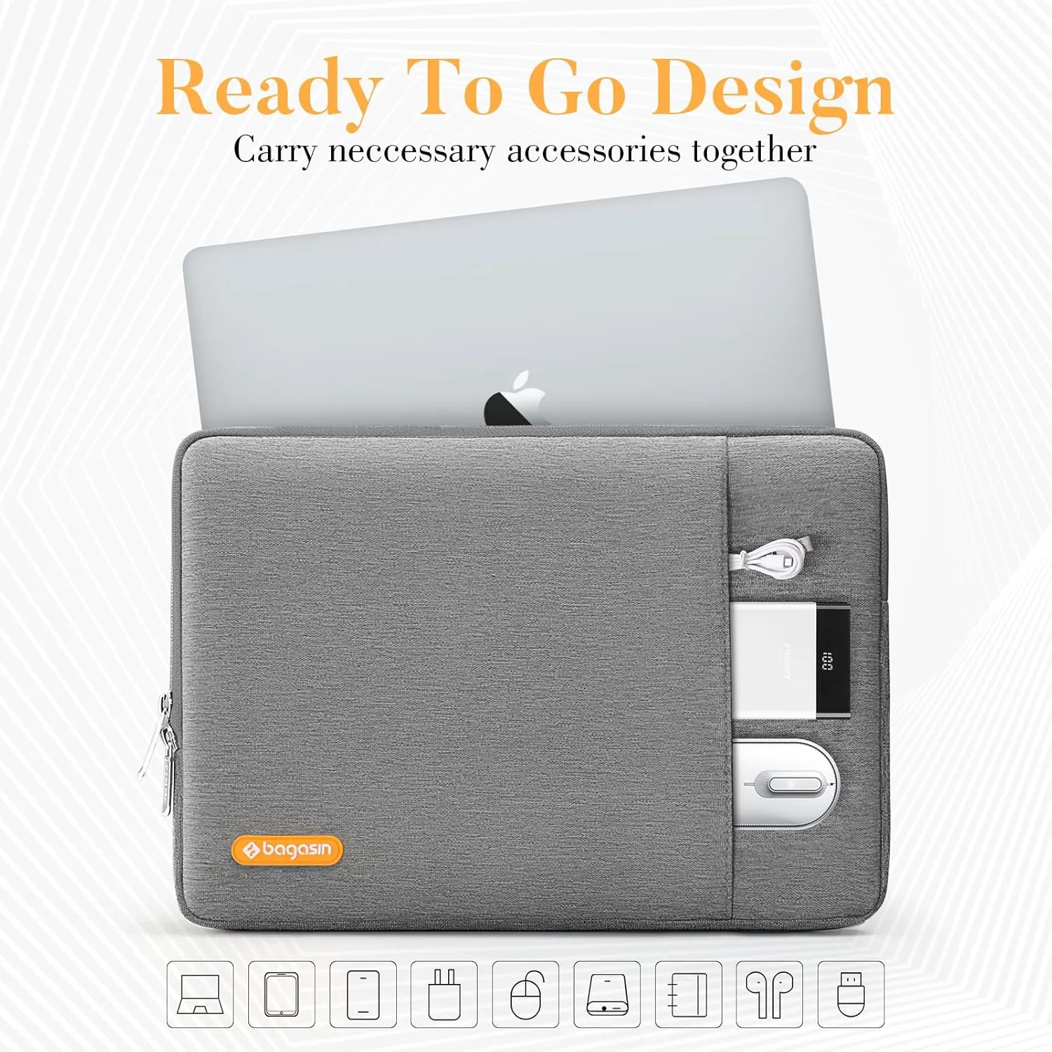Laptop Sleeve Case Bag Compatible with MacBook Air Pro, 13-13.3 inch Notebook, Compatible with MacBook Pro 14 inch M4 M3 M2 M1