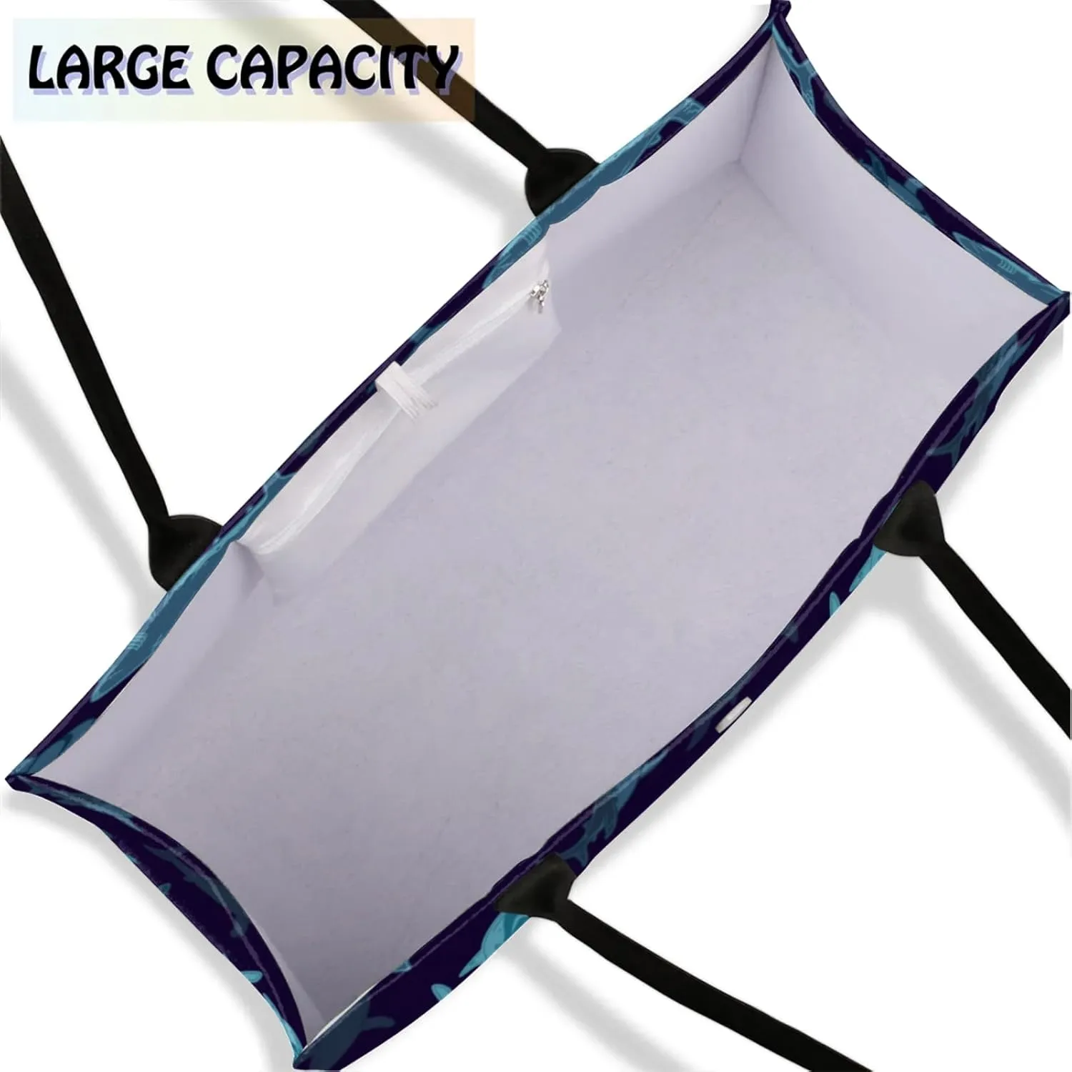 Large Beach Bag,Waterproof Sandproof Tote Bag with Pocket