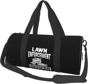 Lawn Enforcement Officer Duffel Bag Gym Bag Travel Sports Tote Large Foldable Beach Swim Yoga4