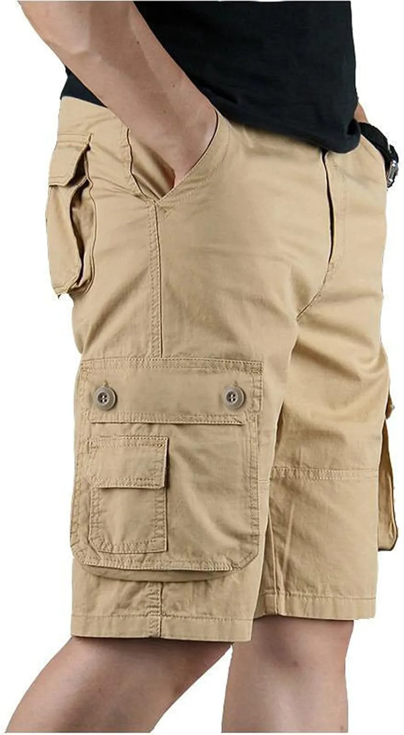 LCMTWX Cargo Shorts for Men Summer Casual Outdoor Hiking Pants Lightweight Athletic Pants for Loose Fit Sports Joggers