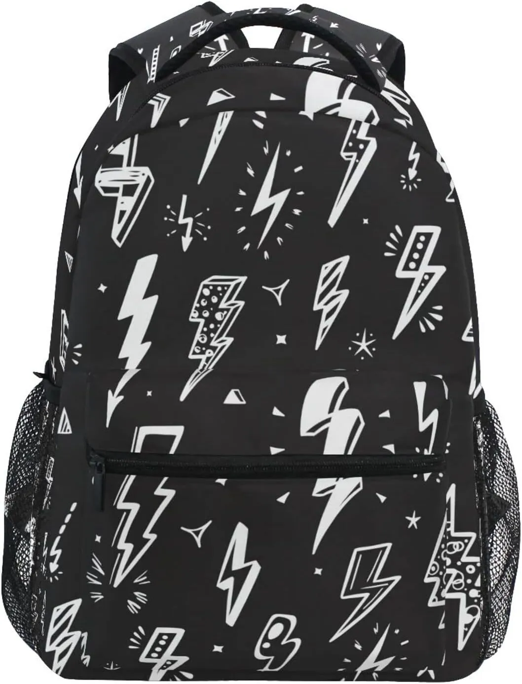 Lightning Bolts Boys Girls Kids School Backpacks Bookbag, Elementary School Bag Travel Backpack Daypack