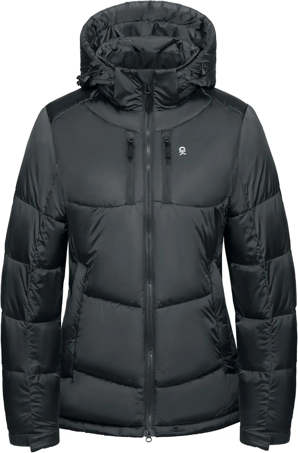 Little Donkey Andy Women's Warm Puffer Jacket Windproof Lightweiht Hooded Winter Coat Hiking Travel