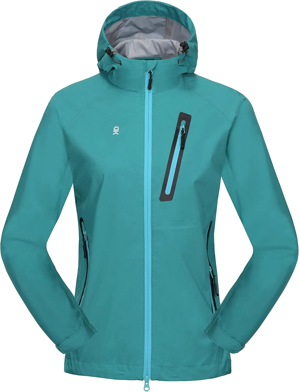 Little Donkey Andy Women’s Waterproof Rain Jacket Lightweight Outdoor Windbreaker Rain Coat Shell for Hiking, Travel