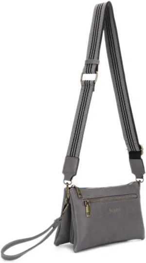 Liz Soto Chloe Small Crossbody Purses for Women – Convertible Cross Body Bag, Clutch Wallet Wrist Purse with Woven Strap