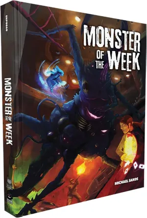 LLC Monster of The Week: Hardcover Edition - RPG Book for 3-5 People, Supernatural Mysteries, Adds 2 New Playbooks, Start Hunting, Action Horror Roleplaying Game