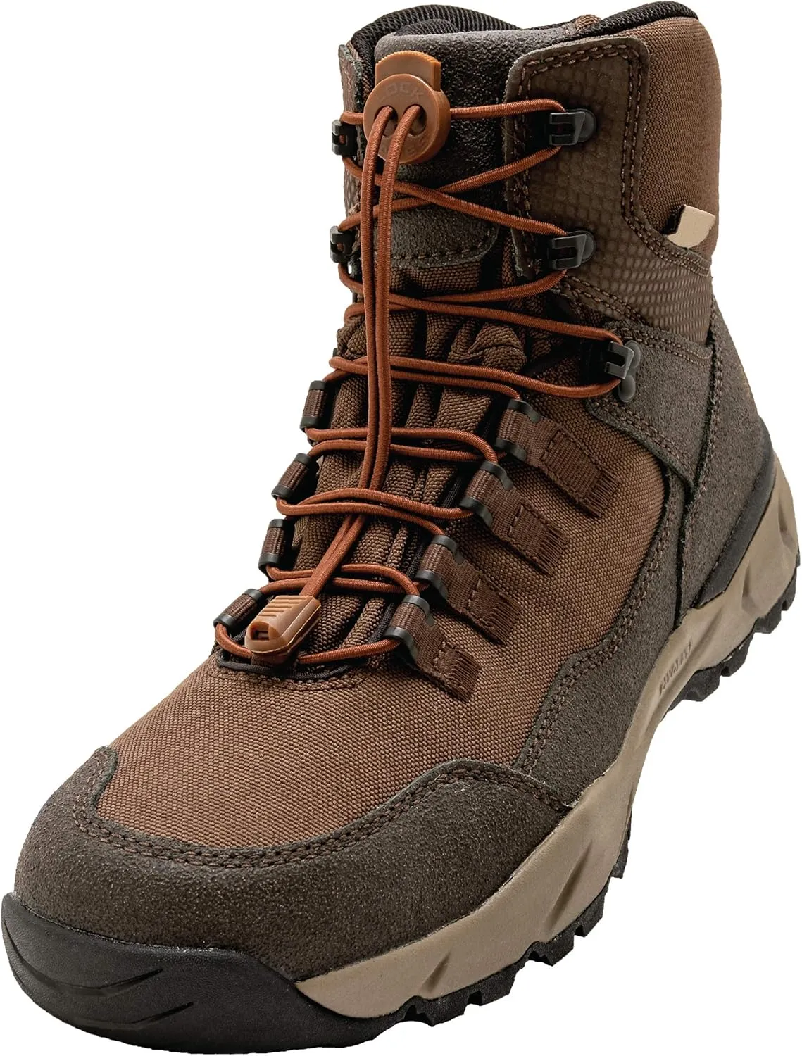 Lock Laces Premium Heavy Duty Elastic No-Tie Laces for Boots and Shoes (1 Pair)