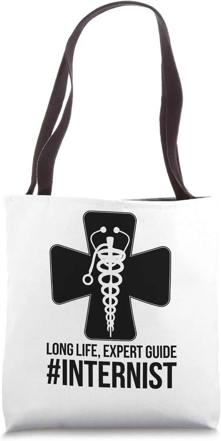 Long Life Expert Guide Internist Internal Medicine Internist Tote Bag
