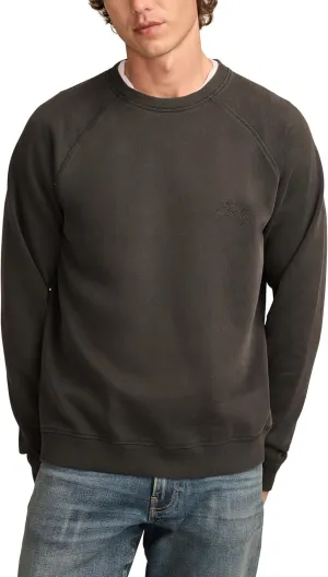 Lucky Brand Men's Fleece Logo Raglan Crew