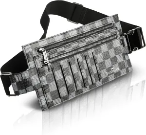 Luxury Travel Wallet – Hidden Money Belt, RFID-Blocking, Anti-Theft Passport Holder for Men & Women (Black)