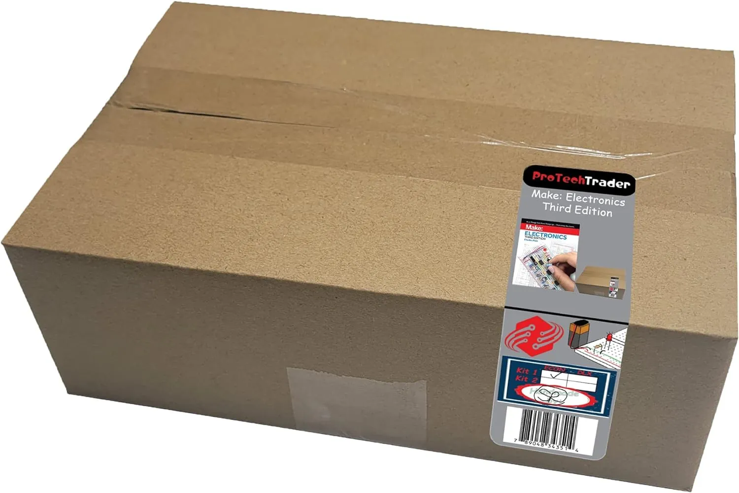 Make: Electronics 3rd Ed Kit 1 Economy - Beginner, Intermediate, & Advanced (Teen - Adult) Component Pack for The Experiments in Make: Electronics 3rd Ed by Charles Platt - Covers Sections 1-3