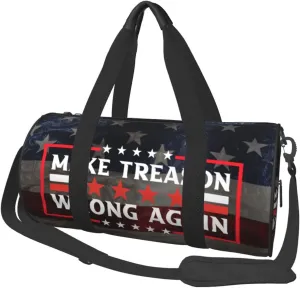 Make Treason Wrong Again Duffel Bag Gym Bag Travel Sports Tote Large Foldable Beach Swim Yoga3