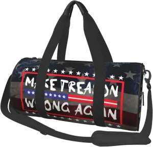 Make Treason Wrong Again Duffel Bag Gym Bag Travel Sports Tote Large Foldable Beach Swim Yoga8