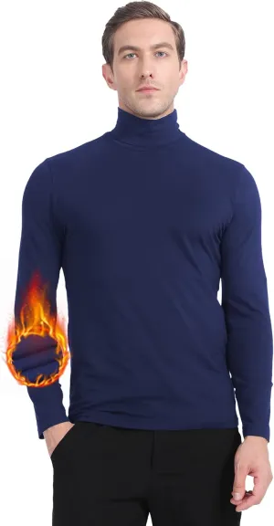 MANCYFIT Mens Thermal Shirts Fleece Lined Top Long Sleeve Base Layer Pullover